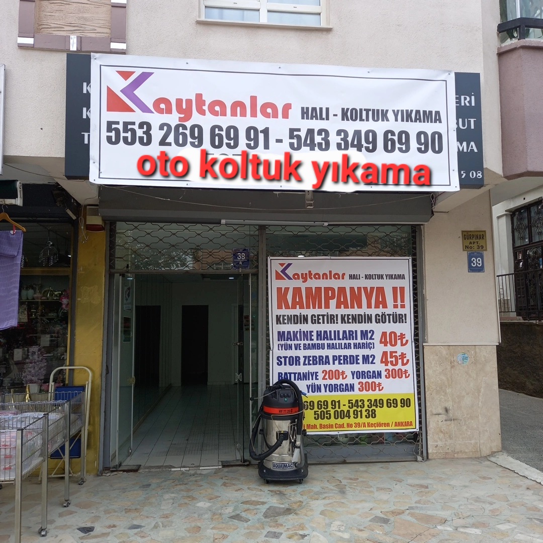 KAYTANLAR HALI OTO KOLTUK YIKAMA ANKARA 